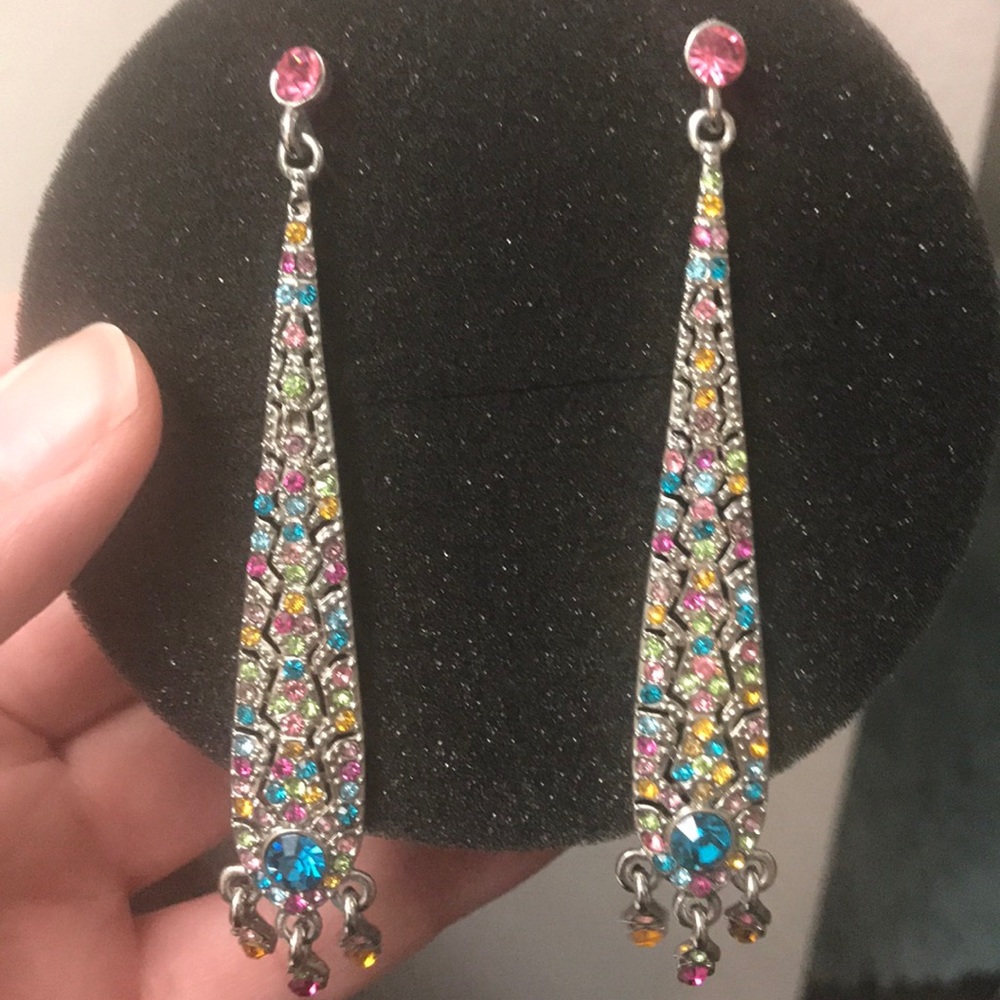 Forever crystal earrings
